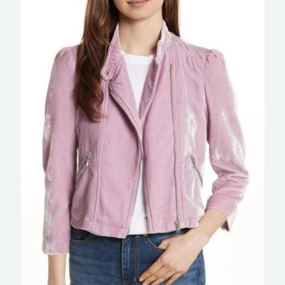 Rebecca Taylor velvet moto jacket - Picture 15 of 15